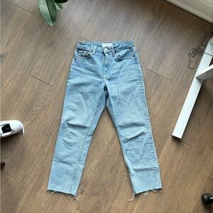 TOPSHOP Straight Cropped Jeans *25*